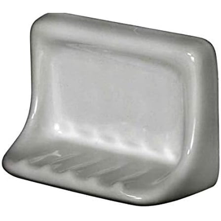 Daltile Restore 6 in. x 3 in. x 4 in. Glazed Ceramic Soap Dish in Bright White$$Home Decor, Kitchen, & Other