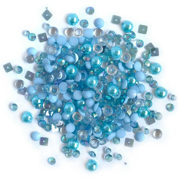 Buttons Galore Sparkletz Embellishment Pack 10g-Ocean Waves