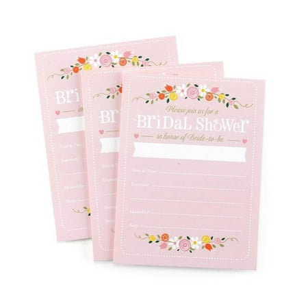 Hortense B. Hewitt 40442 Botanical Bridal Shower Invitation - Pack of 25