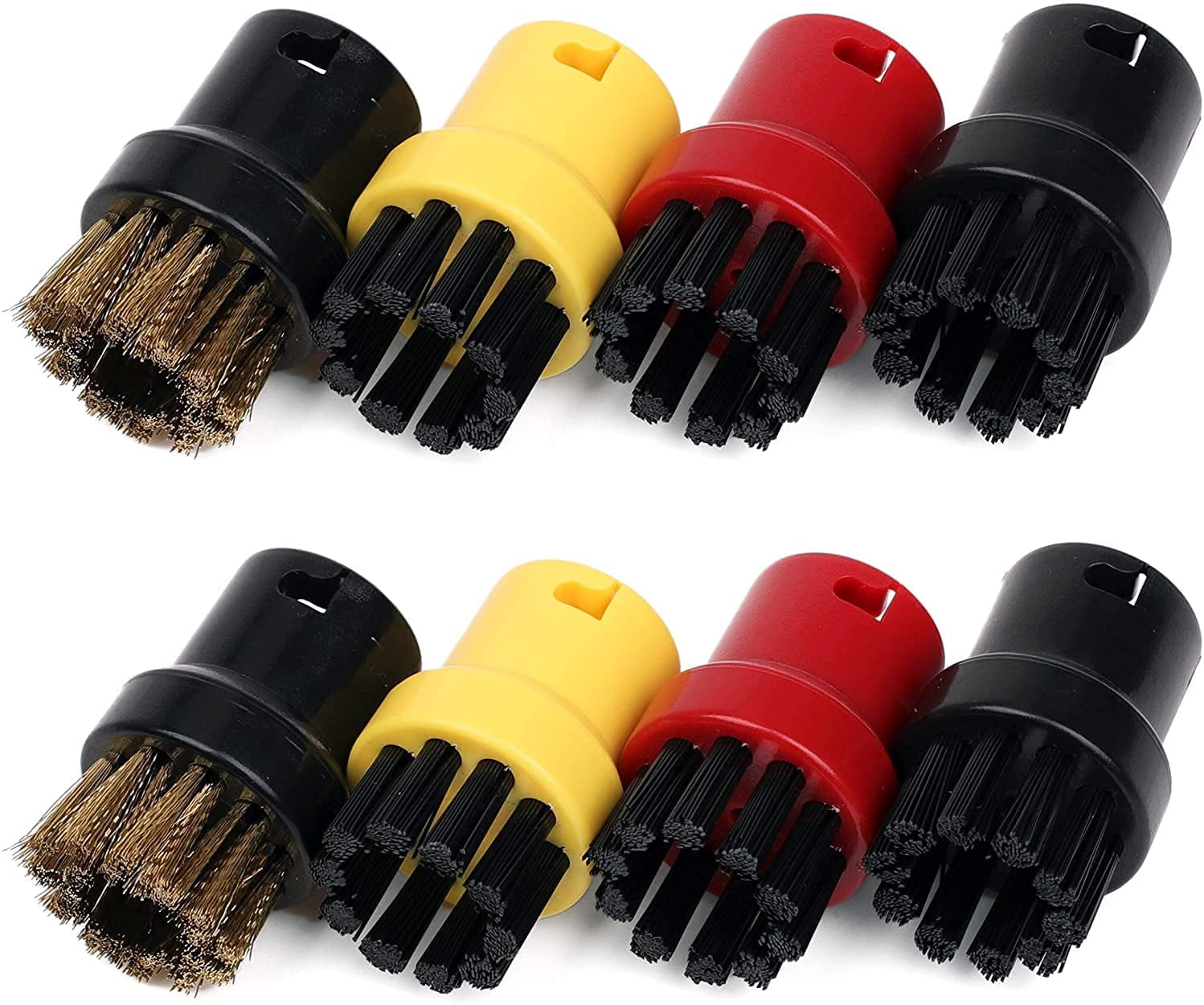 Round Brushes Cleaning Parts 4pcs for Karcher SC1 SC2 SC3 SC4 SC5 SC7 Steam Mop 