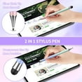 thumbnail image 4 of Stylus Pen for Touchscreen (4Pcs), 2 in 1 Stylus Pen for iPad, High Precision and Sensitivity Rubber Tips and Disc Compatible with iPad/iPhone/Android Tablets and All Touch Screens Devices (Light), 4 of 7