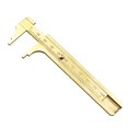 thumbnail image 2 of Riwesomey Calibrador portátil Mini calibre deslizante regla deslizante de latón herramienta de medición manual calibre deslizante de 100mm calibre Artesanía 1 escala 100mm, 2 of 6