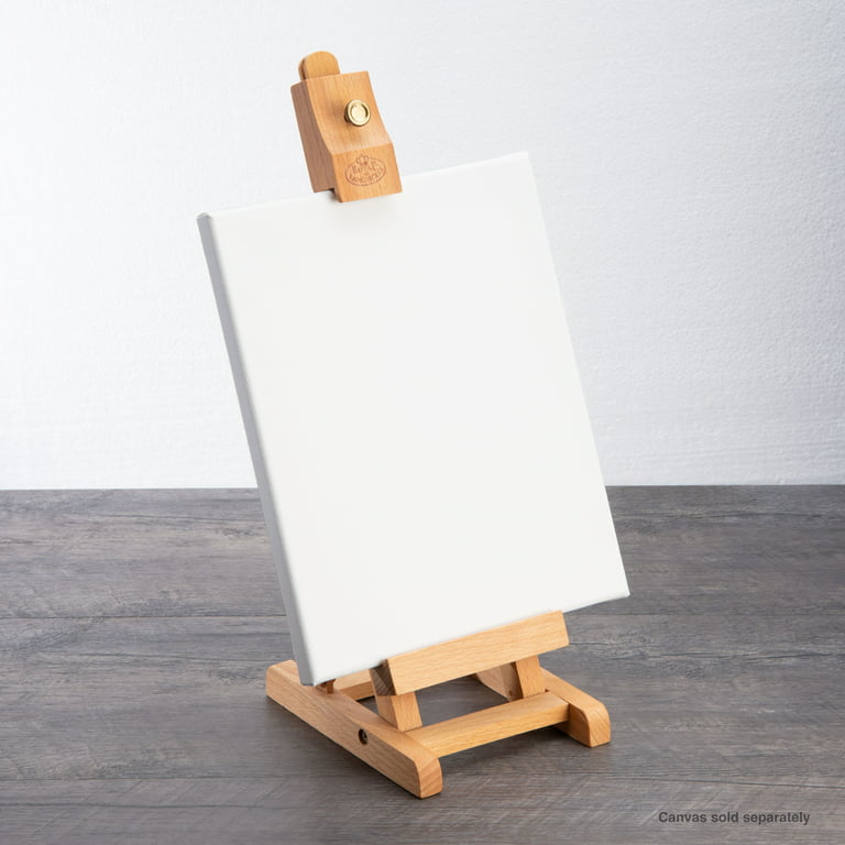 Royal & Langnickel Essentials Wood Mini Tabletop Easel, Painting, Drawing,  Tripod Display, Max 11 Canvas, 1pc