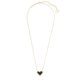 thumbnail image 2 of Collar Kendra Scott Ari Corazón Baño de Oro con Drusa Negra, 2 of 3