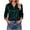 Navy, variant on Shirts for Women Zaewscy Women's Satin Button Down Shirt Point Collar 3/4 Sleeve Elegant Casual Blouse Purple M