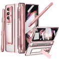 thumbnail image 1 of Funda para teléfono YQODSZ Samsung Galaxy Z Fold 3 rosa con S Pen, 1 of 7