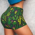 thumbnail image 4 of Lsque Cactus 1 Pattern High Waisted Biker Shorts for Women-Tummy Control Fitness Athletic Workout Running Yoga Gym Shorts,Moisture-Wicking-X-Large, 4 of 9
