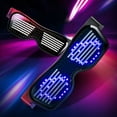 thumbnail image 4 of Flmtop Electronic Bluetooth-compatible Luminous Glasses with LED Light Birthday Party Club Props, 4 of 10