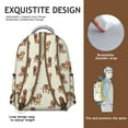 thumbnail image 5 of Lightweight Dog Lover Backpack with Funny Puppy and Bone Pattern, Cute School Bag for Pet Enthusiasts, Compact and Durable, 5 of 6