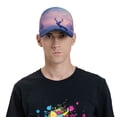 thumbnail image 4 of Balery Night Sky Elk Gorra de béisbol de tamaño ajustable para correr, entrenar y actividades al aire libre. Gorra de papá para todas las estaciones., 4 of 6