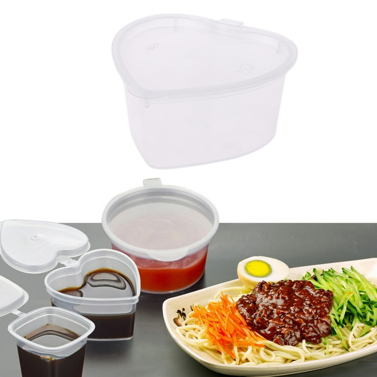 10Pcs Plastic Disposable Lunch Soup Bowl Food Container Storage