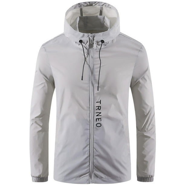 pstuiky camisa de manga larga para hombre, Camisa informal de manga larga con capucha para hombre, ligera y fina, para uso diario, con protección solar top de hombre m