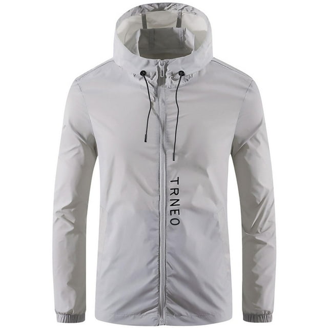 pstuiky camisa de manga larga para hombre, Camisa informal de manga larga con capucha para hombre, ligera y fina, para uso diario, con protección solar top de hombre m
