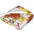 thumbnail image 4 of Bingfone Balls Print Flannel Fleece Blanket Throw Blanket For Bed,Sofa,Couch,Travel,Camping(80"X60"), 4 of 9