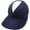 Navy, variant on Women's Sun Visor Hat Twist Ruched Open Top Baseball Cap Ponytail Friendly Summer Beach Outdoor Sports Hat Breathable Quick Dry Adjustable Cap for Running Golf Hiking