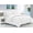 White, variant on Elegant Comfort White 8 Piece Bed in a Bag Comforter Set with Sheets, King