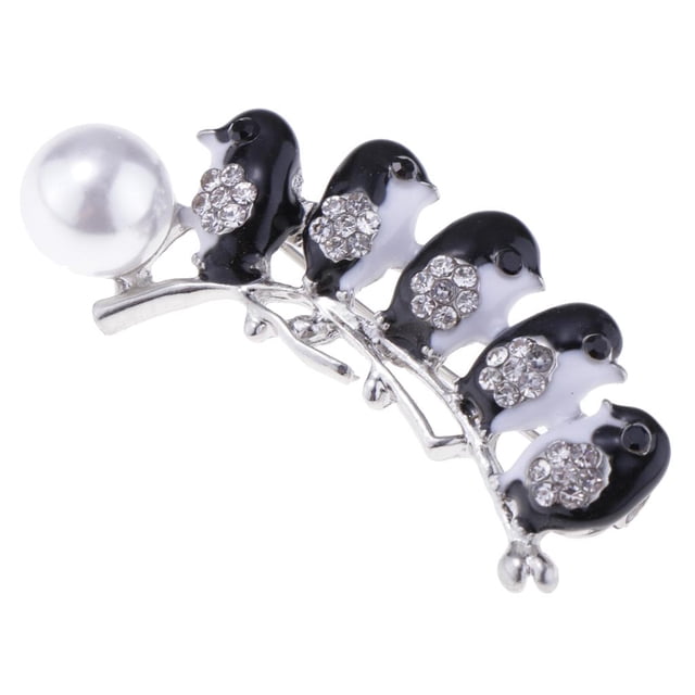 Perno de Cristal de Sopa Del Pájaro Recién Nacido de material per Del Rhinestone Del Hugo Broche de cristal de aves