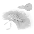 thumbnail image 4 of Trajes de fotografía para bebés, falda, tocado, sesión de fotos, accesorios para fotografía de recién nacidos, disfraz, blanco, 4 of 14
