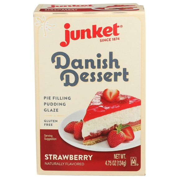 Junket Dessert Raspberry Mix 4.75 oz (Pack of 12)