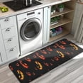 thumbnail image 3 of Spooky Halloween Faces Pattern Kitchen Rug Mat,Kitchen Runner Rugs Non Skid Washable,Decorative Kitchen Floor Mats for Kitchen,Sink,Laundry,17"x47.2", 3 of 7