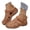 A Brown, variant on Wovix Slippers For Women On-The-Go Shoes Casual Soft Open Toe Breathable Sandals Silent Slippers Soft Sole Daily Wear