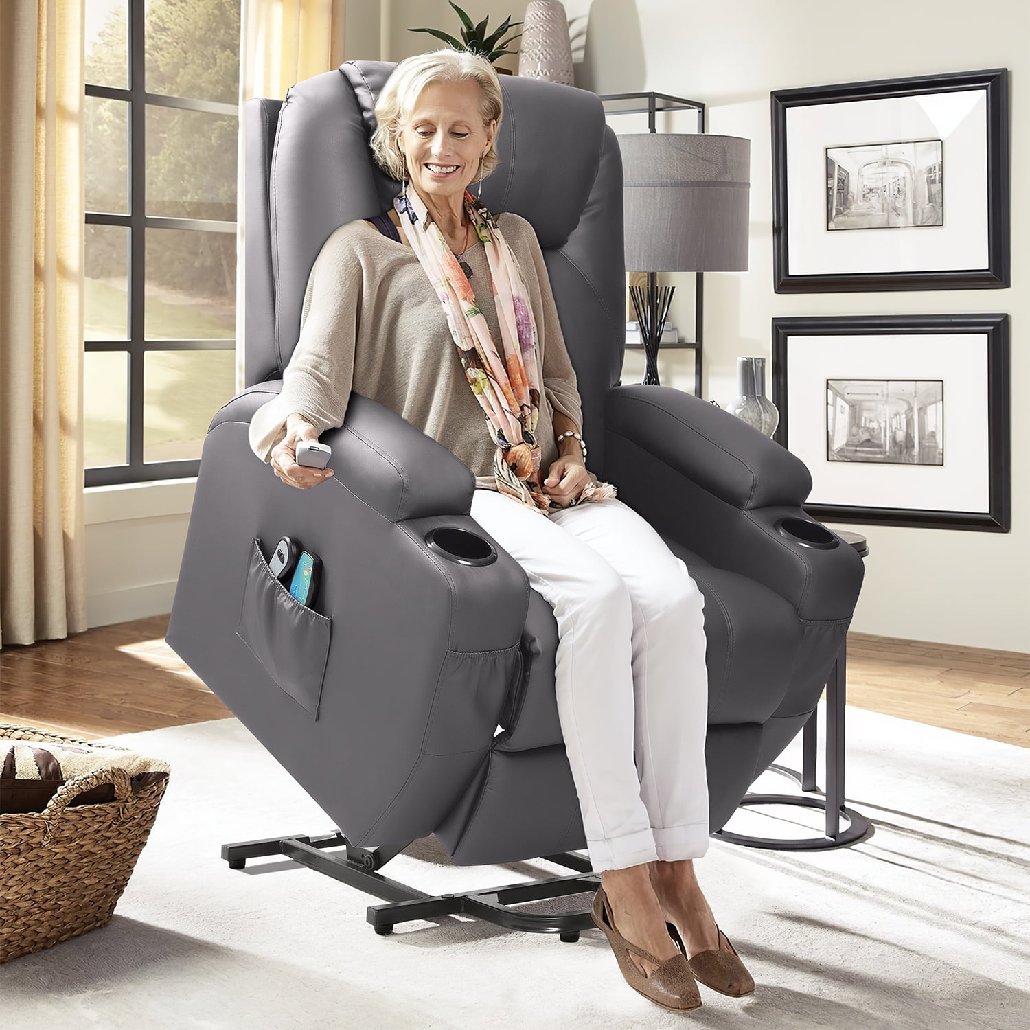 Push up chair for elderly hot sale