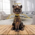 thumbnail image 2 of Statue Commémorative pour Chat Ange - Hommage Intemporel pour Compagnon en Fourrure Bien-Aimé, Hommage Commémoratif Éternel au Deuil, 2 of 4