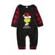 thumbnail image 3 of Conjuntos de pijamas navideños familiares a juego Grinch 2024, pijama de Grinch con parte superior y pantalones de pijama a cuadros, pijama de Grinch para niños y adultos para la familia, 3 Meses, 3 of 4