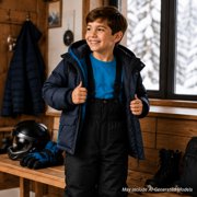 Beverly Hills Polo Club Boys Thermal Underwear Set Waffle Knit Top and Long Johns 6 Piece (2T-18), 2T Deep Blue/Ecru/Black