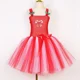 thumbnail image 5 of Vestido de Navidad para niñas, rojo, blanco, fiesta de Navidad, disfraz de bastón de caramelo, vestidos de tul con tutú para niños pequeños, ropa para fiestas navideñas, 5 of 5