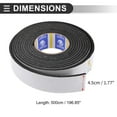 thumbnail image 4 of Cinta de reparación de lona universal Unique Bargains para camión RV automóvil 1.77"x0.20"x16.40ft espuma EVA blanca 1 pc, 4 of 6