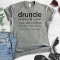 thumbnail image 2 of Druncle Shirt, Unisex Men's Shirt, Uncle Shirt, Uncle Saying, Drunk Uncle Shirt, Dark Heather Gray, Medium, 2 of 6