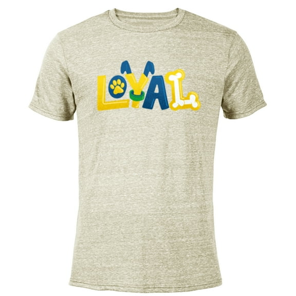 Disney Mickey and Friends Pluto Loyal - Short Sleeve Blended T-Shirt for Adults - Customized-Yellow