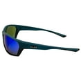 thumbnail image 3 of Raze Eyewear J-Frame Sunglasses for Men & Women Black-Blue Frame with Green- Blue Lenses Shatterproof Durable for Sports & Outdoor Adventures, 3 of 7