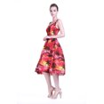 thumbnail image 2 of Robe Débardeur Élastique Hawaïenne pour Femmes Rouge Coucher de Soleil, 2 of 4