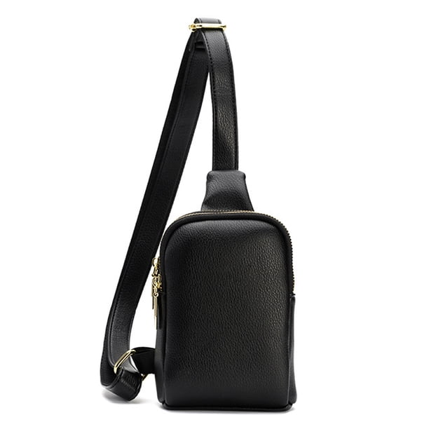 Bolso bandolera de piel para mujer Bolso bandolera sencillo de un solo hombro
