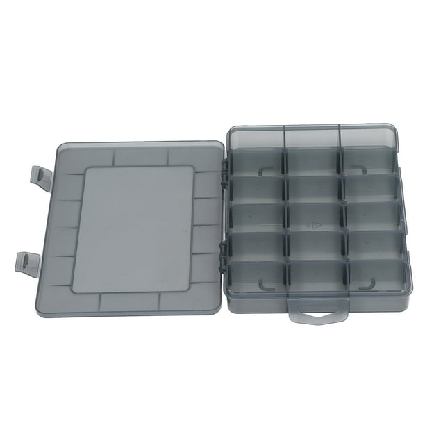 Caja de almacenamiento de hardware, caja de piezas de múltiples compartimentos, organizador de piezas pequeñas, caja de herramientas, máxima confiabilidad