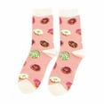 thumbnail image 2 of Miss Sparrow - Ladies Breathable Soft Novelty Bamboo Socks | Patterned Striped Polka Dot Socks, 2 of 2