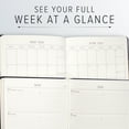 thumbnail image 6 of Gallery Leather Desk Weekly Hourly Planner 2026 - Acadia Black - 8x5.5", 6 of 10