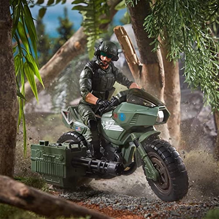 Hasbro G.I. Joe Alvin Breaker Kibbey with RAM Cycle Toy Action
