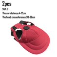 thumbnail image 2 of Black Gorra de béisbol para perro mascota, gorra deportiva, sombrero para exteriores, protección solar, gorra de verano e invierno, 2 of 4