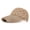 Khaki, variant on Women Knitted Crochet Breathable Hollow Baseball Cap Summer Sun Hat With Visor