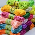 thumbnail image 2 of U8MO 20M Chinese Knot Satin Nylon Braided Cord DIY Macrame Beading Rattail Cords-9#, 2 of 9