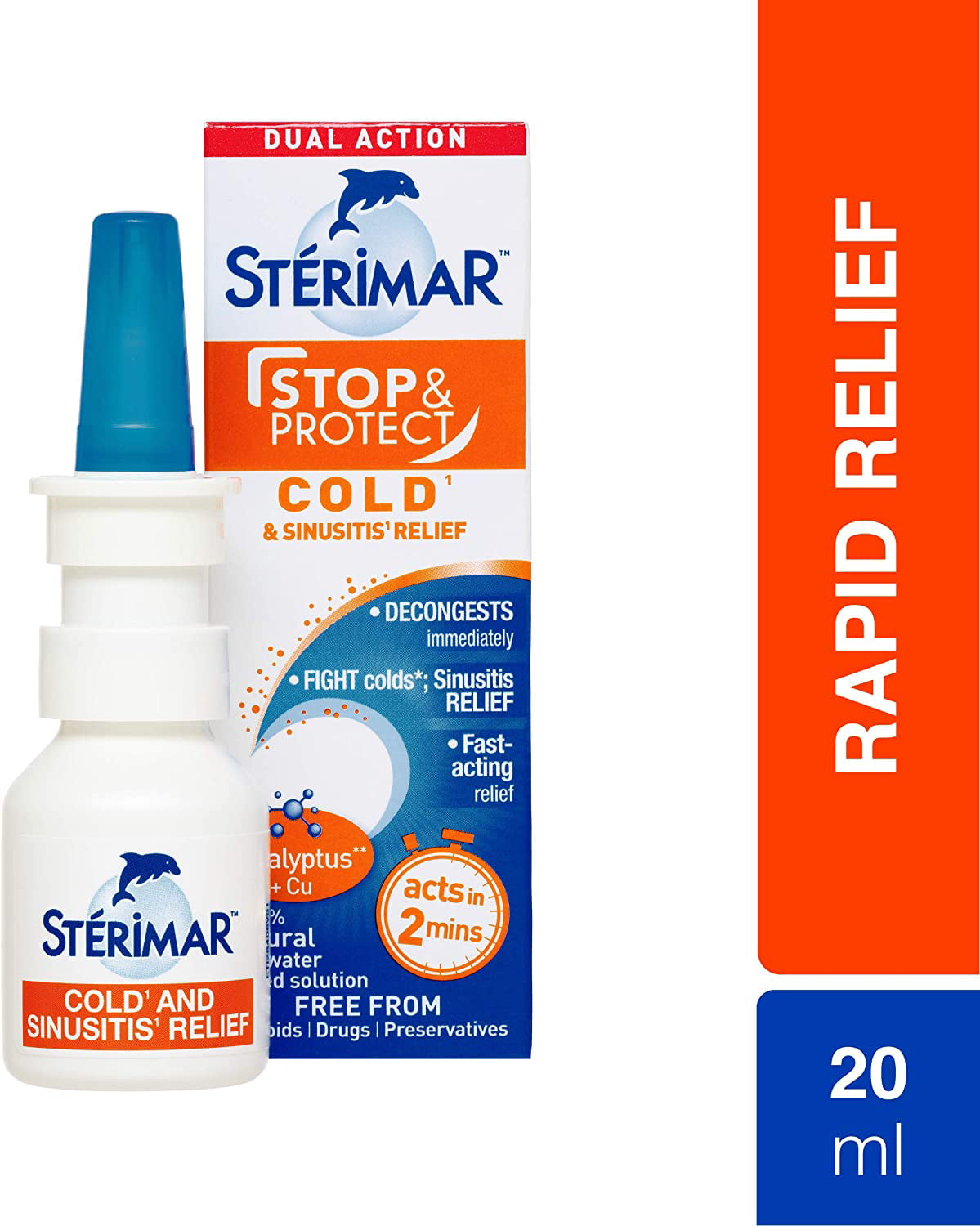Sterimar Sulfur Nasal Spray Damaged Nasal Lining enrichie en