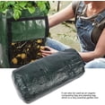 thumbnail image 3 of Compost Bag Leaf Lawn Bag Yard Garbage Kitchen Lid Compost Bin, Multipurpose Gardening Container, 3 of 5