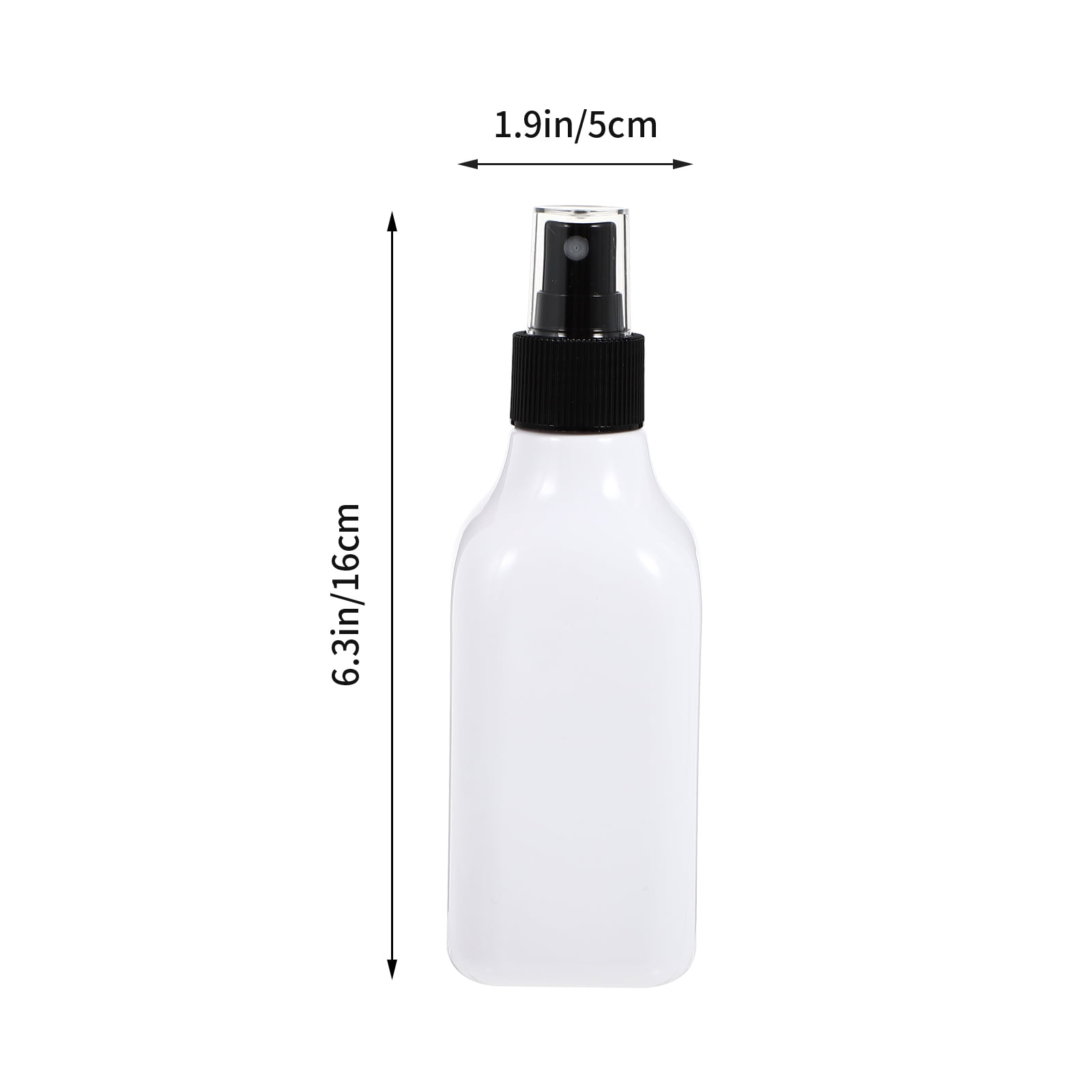 YSNOOWE 10Pcs Black Spray Bottles Refillable Travel Containers for Home Use