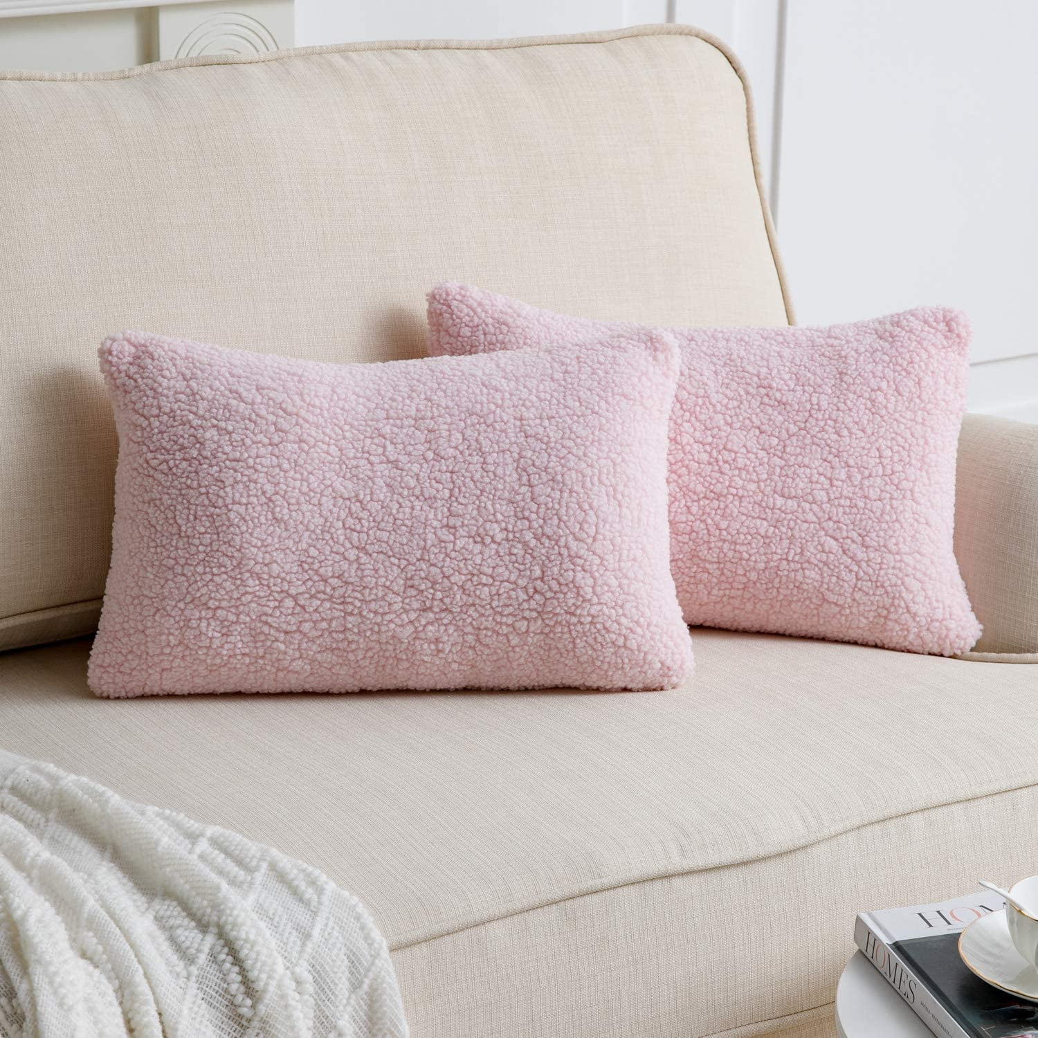 Pink pillows for sofa hotsell