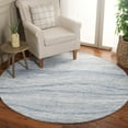 thumbnail image 2 of SAFAVIEH Metro Bridget Abstract Area Rug, Blue/Ivory, 8' x 8' Round, 2 of 9