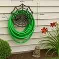 thumbnail image 3 of Zeckos Cast Iron Spider Web XL Hose Holder, Bronze, Outdoor Wall Mount, 3 of 9