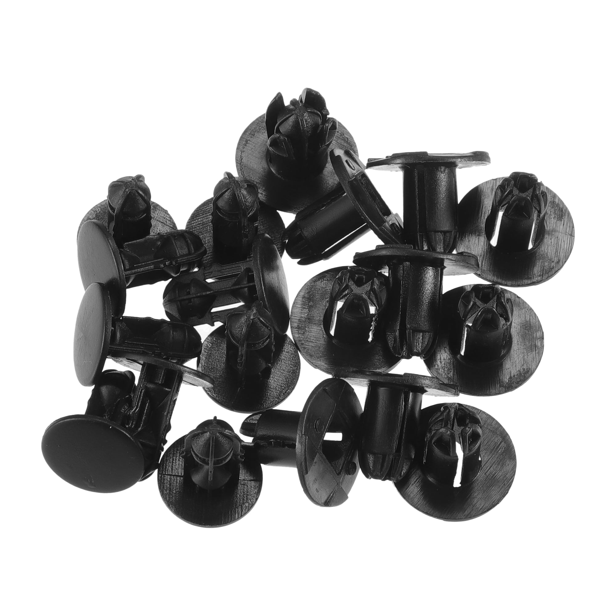 2 Clip Fissatappetino Per Auto In Plastica Nera - Compatibili Con Honda E Acura (Tipo L, 83650-TL2-A01ZA)